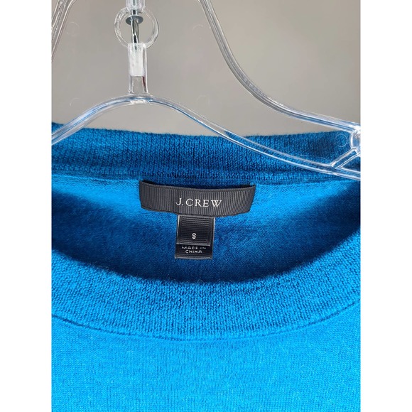 J Crew merino bright blue wool sweater - small - Picture 3 of 4